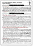 Federal Rules of Criminal Procedure Summary Trial Guide (Digital Download)