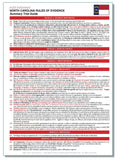 north carolina rules of evidence cheat sheet